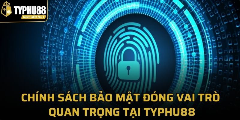 Chính sách bảo mật đóng vai trò quan trọng tại Typhu88