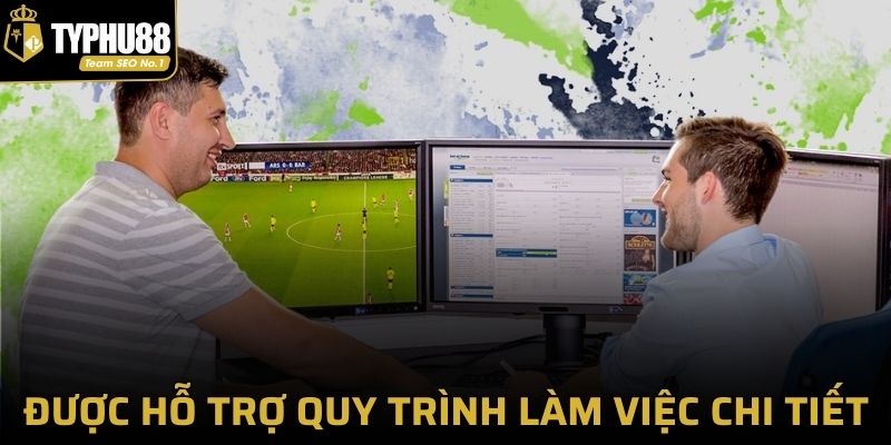 Đối tác được hỗ trợ quy trình làm việc chi tiết